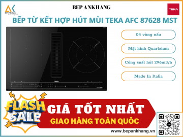 Bếp từ kết hợp hút mùi Teka AFC 87628 MST- Made In Italia